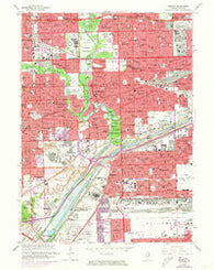 Berwyn Illinois Historical topographic map, 1:24000 scale, 7.5 X 7.5 Minute, Year 1963