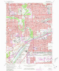 Berwyn Illinois Historical topographic map, 1:24000 scale, 7.5 X 7.5 Minute, Year 1963
