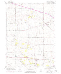 Big Rock Illinois Historical topographic map, 1:24000 scale, 7.5 X 7.5 Minute, Year 1968