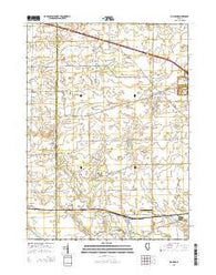 Big Rock Illinois Current topographic map, 1:24000 scale, 7.5 X 7.5 Minute, Year 2015