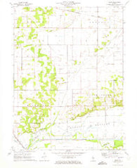 Biggs Illinois Historical topographic map, 1:24000 scale, 7.5 X 7.5 Minute, Year 1971