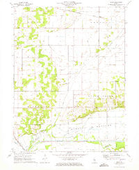 Biggs Illinois Historical topographic map, 1:24000 scale, 7.5 X 7.5 Minute, Year 1971