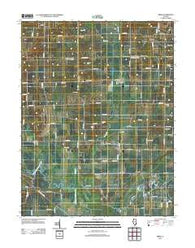 Birds Illinois Historical topographic map, 1:24000 scale, 7.5 X 7.5 Minute, Year 2012