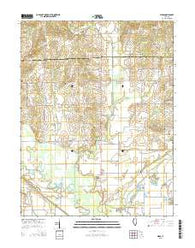 Birds Illinois Current topographic map, 1:24000 scale, 7.5 X 7.5 Minute, Year 2015