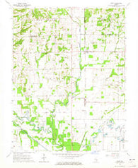 Birds Illinois Historical topographic map, 1:24000 scale, 7.5 X 7.5 Minute, Year 1964