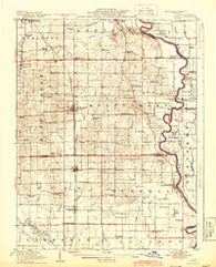 Birds Illinois Historical topographic map, 1:62500 scale, 15 X 15 Minute, Year 1917