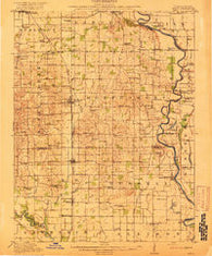 Birds Illinois Historical topographic map, 1:62500 scale, 15 X 15 Minute, Year 1917