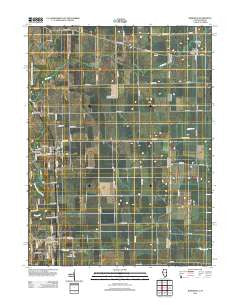 Bismarck Illinois Historical topographic map, 1:24000 scale, 7.5 X 7.5 Minute, Year 2012