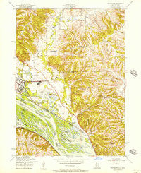 Blackhawk Illinois Historical topographic map, 1:24000 scale, 7.5 X 7.5 Minute, Year 1953