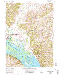 Blackhawk Illinois Historical topographic map, 1:24000 scale, 7.5 X 7.5 Minute, Year 1953