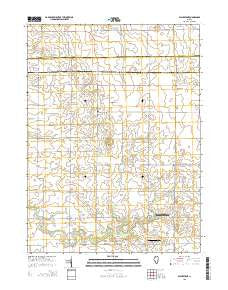 Blackstone Illinois Current topographic map, 1:24000 scale, 7.5 X 7.5 Minute, Year 2015