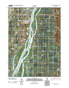 Blanchard Island Illinois Historical topographic map, 1:24000 scale, 7.5 X 7.5 Minute, Year 2012