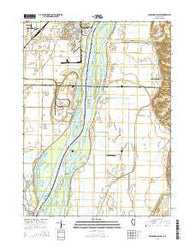Blanchard Island Illinois Current topographic map, 1:24000 scale, 7.5 X 7.5 Minute, Year 2015
