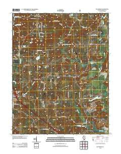 Bloomfield Illinois Historical topographic map, 1:24000 scale, 7.5 X 7.5 Minute, Year 2012