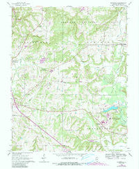 Bloomfield Illinois Historical topographic map, 1:24000 scale, 7.5 X 7.5 Minute, Year 1966