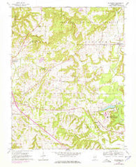 Bloomfield Illinois Historical topographic map, 1:24000 scale, 7.5 X 7.5 Minute, Year 1966