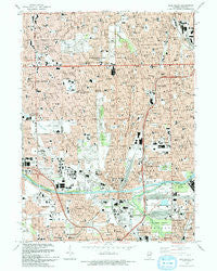 Blue Island Illinois Historical topographic map, 1:24000 scale, 7.5 X 7.5 Minute, Year 1993