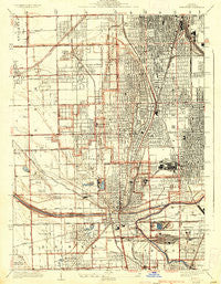 Blue Island Illinois Historical topographic map, 1:24000 scale, 7.5 X 7.5 Minute, Year 1929