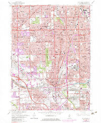 Blue Island Illinois Historical topographic map, 1:24000 scale, 7.5 X 7.5 Minute, Year 1963