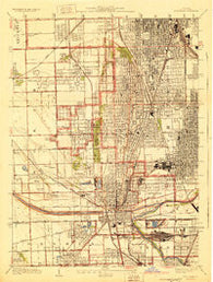 Blue Island Illinois Historical topographic map, 1:24000 scale, 7.5 X 7.5 Minute, Year 1929