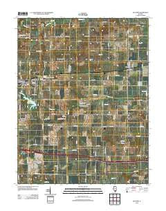 Bluford Illinois Historical topographic map, 1:24000 scale, 7.5 X 7.5 Minute, Year 2012