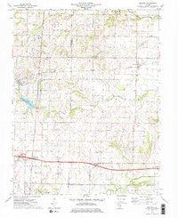 Bluford Illinois Historical topographic map, 1:24000 scale, 7.5 X 7.5 Minute, Year 1973