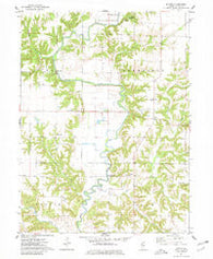 Blyton Illinois Historical topographic map, 1:24000 scale, 7.5 X 7.5 Minute, Year 1974