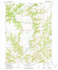 Blyton Illinois Historical topographic map, 1:24000 scale, 7.5 X 7.5 Minute, Year 1974