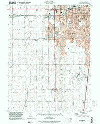 Bondville Illinois Historical topographic map, 1:24000 scale, 7.5 X 7.5 Minute, Year 1998