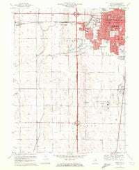 Bondville Illinois Historical topographic map, 1:24000 scale, 7.5 X 7.5 Minute, Year 1970