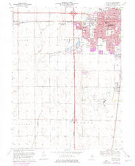Bondville Illinois Historical topographic map, 1:24000 scale, 7.5 X 7.5 Minute, Year 1975