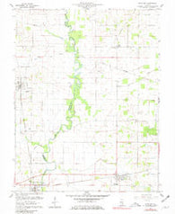 Bone Gap Illinois Historical topographic map, 1:24000 scale, 7.5 X 7.5 Minute, Year 1959