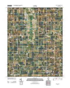 Bone Gap Illinois Historical topographic map, 1:24000 scale, 7.5 X 7.5 Minute, Year 2012