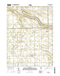 Bonfield Illinois Current topographic map, 1:24000 scale, 7.5 X 7.5 Minute, Year 2015