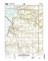 Boulder Illinois Current topographic map, 1:24000 scale, 7.5 X 7.5 Minute, Year 2015