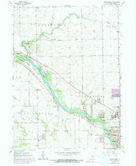 Bourbonnais Illinois Historical topographic map, 1:24000 scale, 7.5 X 7.5 Minute, Year 1963