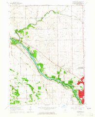 Bourbonnais Illinois Historical topographic map, 1:24000 scale, 7.5 X 7.5 Minute, Year 1963