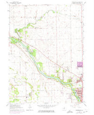 Bourbonnais Illinois Historical topographic map, 1:24000 scale, 7.5 X 7.5 Minute, Year 1963