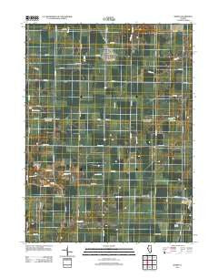 Bowen Illinois Historical topographic map, 1:24000 scale, 7.5 X 7.5 Minute, Year 2012