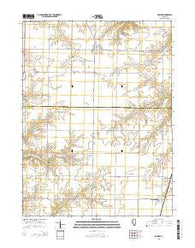 Bowen Illinois Current topographic map, 1:24000 scale, 7.5 X 7.5 Minute, Year 2015