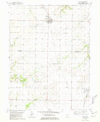 Bowen Illinois Historical topographic map, 1:24000 scale, 7.5 X 7.5 Minute, Year 1981