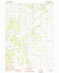 Boyer Creek Illinois Historical topographic map, 1:24000 scale, 7.5 X 7.5 Minute, Year 1983