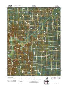 Boyer Creek Illinois Historical topographic map, 1:24000 scale, 7.5 X 7.5 Minute, Year 2012