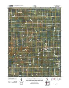 Bradford Illinois Historical topographic map, 1:24000 scale, 7.5 X 7.5 Minute, Year 2012