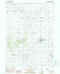 Bradford Illinois Historical topographic map, 1:24000 scale, 7.5 X 7.5 Minute, Year 1983