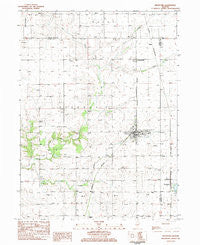 Bradford Illinois Historical topographic map, 1:24000 scale, 7.5 X 7.5 Minute, Year 1983