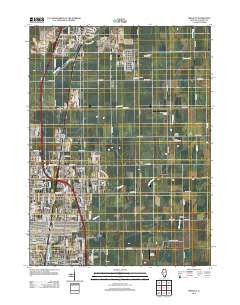 Bradley Illinois Historical topographic map, 1:24000 scale, 7.5 X 7.5 Minute, Year 2012