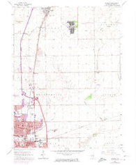 Bradley Illinois Historical topographic map, 1:24000 scale, 7.5 X 7.5 Minute, Year 1964