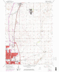Bradley Illinois Historical topographic map, 1:24000 scale, 7.5 X 7.5 Minute, Year 1964