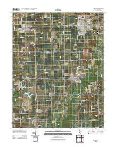 Breese Illinois Historical topographic map, 1:24000 scale, 7.5 X 7.5 Minute, Year 2012
